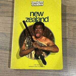 1980s Insight Guides New Zealand Vintage For The Sophisticated Traveler Brochure